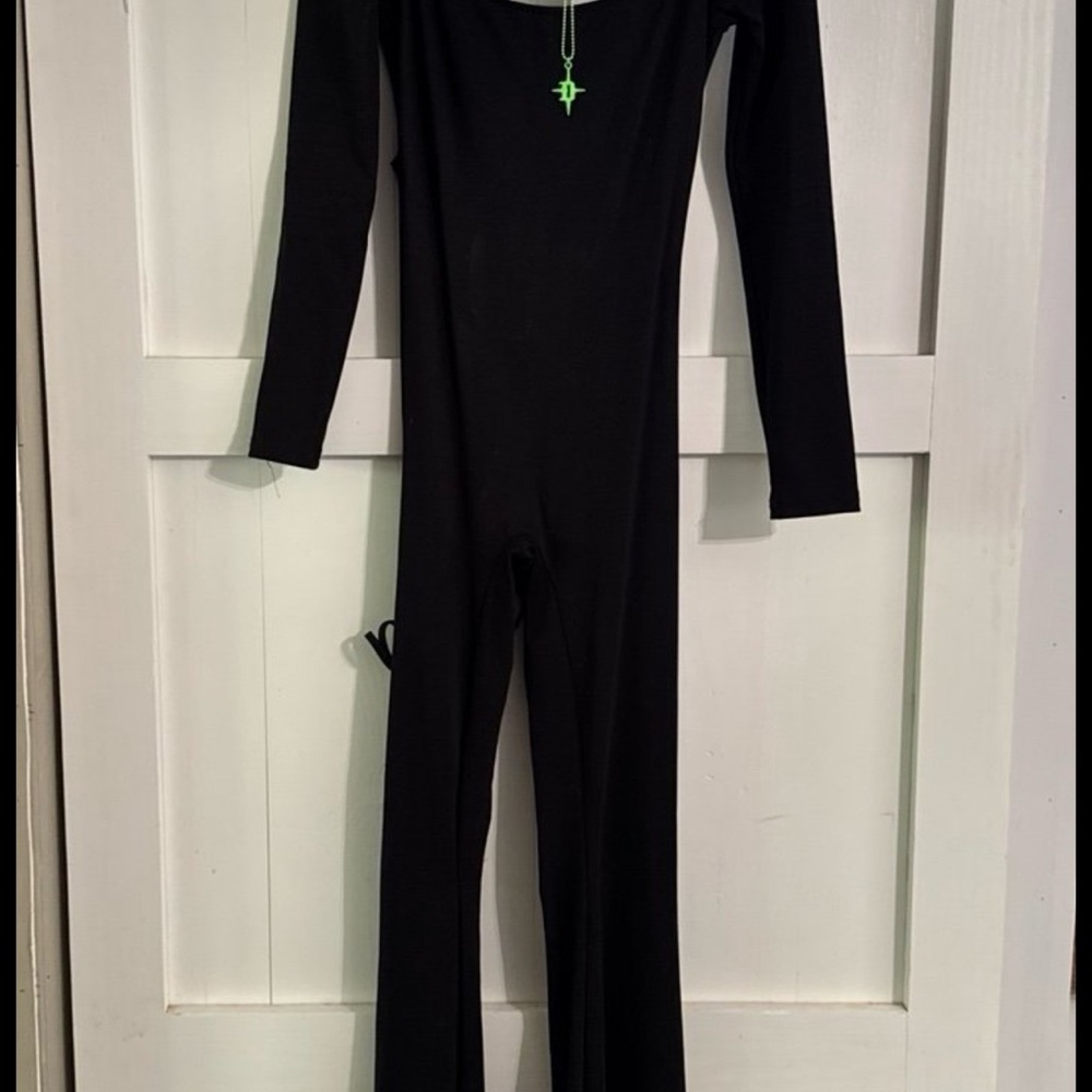 Dolls Kill Black Long Sleeve Jumpsuit